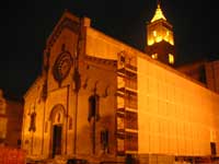 Basilica Cattedrale di Matera - Immagine notturna