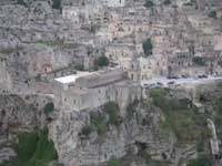 La Chiesa di San Pietro Caveoso vista da lontano