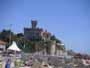 Castello neogotico sulla spiaggia di Tamariz
